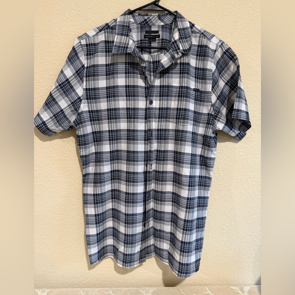 O'Neill Navy and White Checkered Shirt